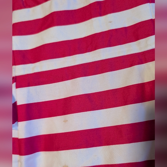 🌙 Pink and White Striped Strapless Dress - Picture 6 of 10